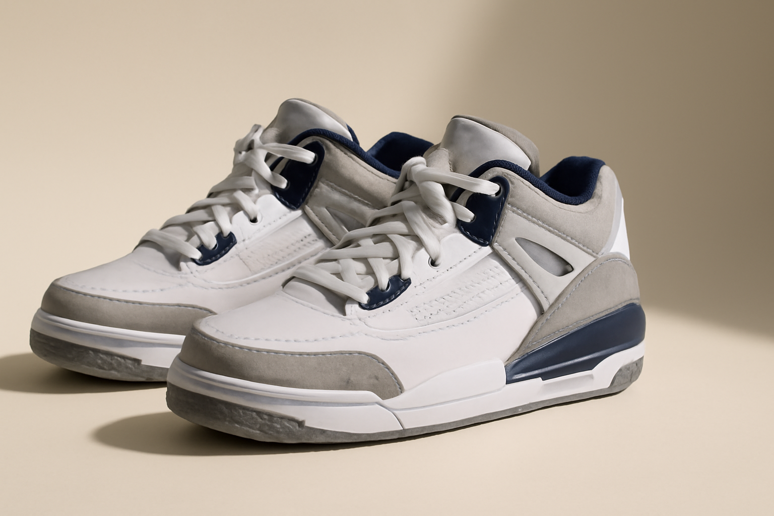 Jordan Spizike Low in arrivo con base bianca, Grey Fog e tocchi navy: colorway pulita da tenere d’occhio